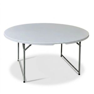 Table ronde pliable 10/12 places 170cm*76cm