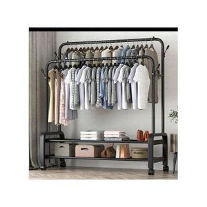 Porte-manteau sur pied, meuble de maison, chambre d'enfant, garde robe, support de vêtements, cintre mural Étagère De Rangement VVB