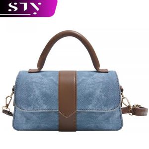 STY Mini sac à main pour femmes, sacs à poignée supérieure, petit sac bandoulière contrasté