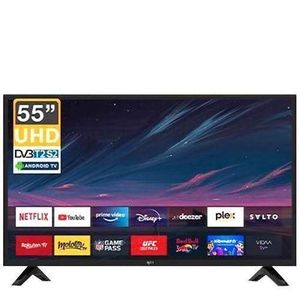Roch TV LED 55"pouces GOOGLE -4k Smart TV - Wifi - Android- 6 mois de garantie