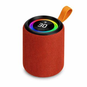 Mini Haut-Parleur Bluetooth Portable LED RGB – Son Puissant et Design Compact