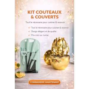 Ensemble Cuisine Premium – Couteaux & Couverts Design