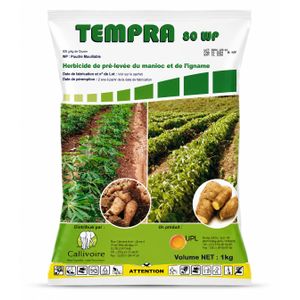 TEMPRA 80 WP – Herbicide de Pré-levée pour Manioc et Igname