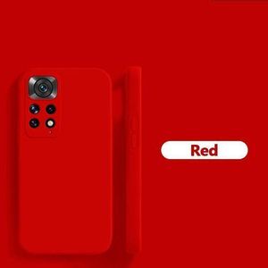 Coque En Silicone Compatible Pour REDMI NOTE 11 PRO - ROUGE