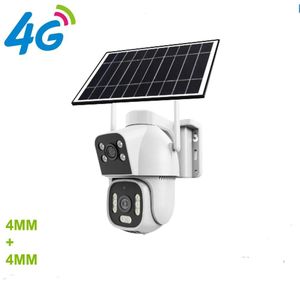 Caméra de surveillance solaire 4G avec IA – UGK-VISION AI Double Objectif