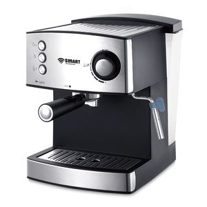 SMART TECHNOLOGY Machine à café Expresso Smart STPE-8520W - 15 Bars, 1.6L, 850W - Noir -Garantie 3 Mois
