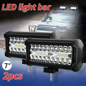 7 Pouces 120W Combo Barres Lumineuses Led