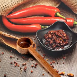 Generic - Cuillère doseuse en bois de noyer de 20 ml, cuillère en bois à long manche, cuillère à café