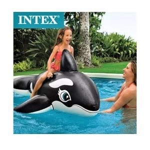 INTEX Piscine gonflable Wet Set Collection avec 3 anneaux- 168 x