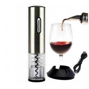Lot De 6 Verres A Vin + 1 Tire-bouchon - Électrique - Rechargeable