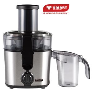 SMART TECHNOLOGY Extracteur de Jus STPE-2841W – 400W - 600ml - Noir & Inox (Garantie 3 Mois)