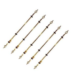 Belle Lot tringles à rideaux extensibles 1m à 2m finition dorée décorative  Home Textile, accessoire fenêtre maison bureau