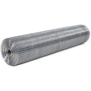 Rouleau de Grillage en Acier Carrer souder– 25m x 1m