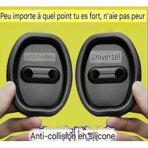 Butoir de Protection pour Loquet de Portiere Voiture Anti Choc Lot de 2