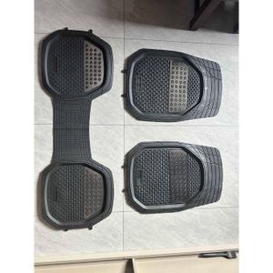 Tapis Chromé Pour Intérieur De Voiture Noir 5 Pièces ( Motif Multiple)