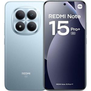 Xiaomi  Redmi Note 15 Pro+ 5G- 6.83" AMOLED - 2SIM - 5G - 200Mpx -12 /512 Go - Bleu Glacier - Garantie 12 Mois12