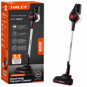 HALEY Aspirateur Balai Sans Fil 3-en-1, 22,2 V, Jusqu’à 40 Min d’Autonomie, Batterie Rechargeable Amovible, Éclairage LED, Réservoir 1,2 L, Léger et Puissant -HALEY HY-3901