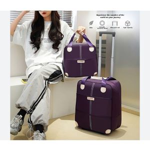 Valise à Roulettes, Valise Combinée 2 Pièces, Sac De Voyage, Bagage à Main, Unisexe, Petit Bagage étanche, Sac Multifonction