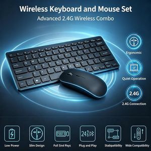 Sans Fil 2.4 GHz Série Clavier et Souris - Bureau Bureau Bluetooth