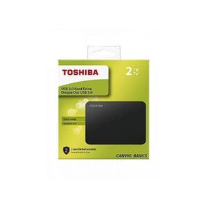 Toshiba Disque Dur Externe 2To - USB 3.0 -Noir