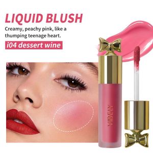 VIBELY Blush liquide papillon mignon, teinte énergique, idéal pour un maquillage nude, blush et rouge à lèvres 2 en 1
