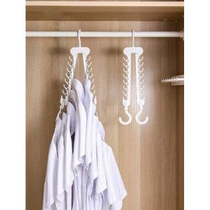 Lot de deux Cintres pliables - Multifonctionnel et peu encombrant