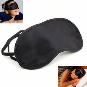 Masque de Sommeil Noir Doux - Couvre-Yeux Confortable Pour Nuit et Voyage