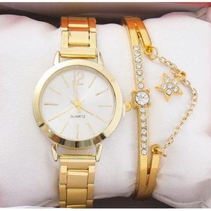 Mode 2 En 1 Montre De Mode Pour Femmes + Bracelet-04-