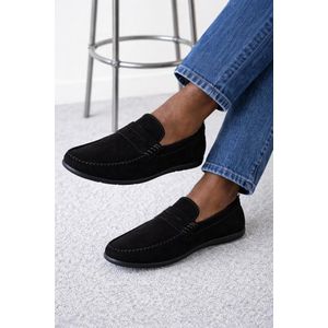 Gn Baladeuse homme en cuir-NOIR