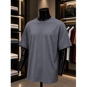 T-Shirt Oversize Col Rond / T-Shirt Minimaliste Premium