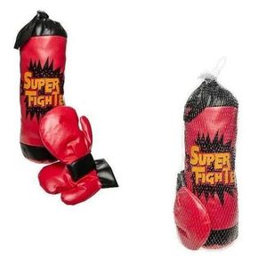 Sac de frappe, gants de boxe enfant - rouge OUTSHOCK