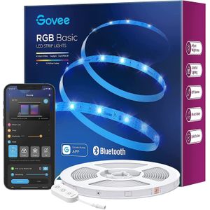 Govee Neon Ruban LED 3m, RGBIC Bande LED avec Contrôle WiFi APP