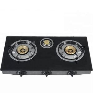 Cuisinière - Allumage Automatique - Réchaud Vitré - Noir