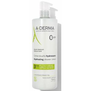 Crème De Douche Hydratante A-DERMA 750ml Peaux Sèches Importé De France 