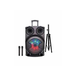 Original Super Power  BAFFLE Enceinte D-14 PLUS Bluetooth Original puissante Noir + 2 Micros + trépied  Garantie 12 Mois