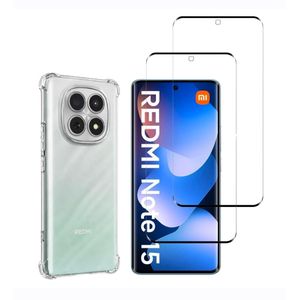 Coque Transparente Redmi Note 15 Avec 2 Antichoc