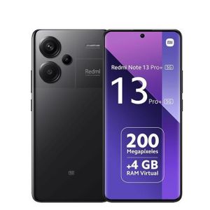 Xiaomi Redmi Note 13 Pro + – 6.67" - 5G - 8/256 Go - 200Mpx - Noir - Garantie 12 Mois