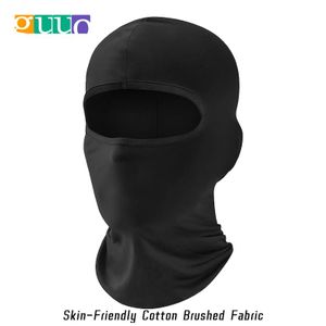GUUO Cagoule de Ski, Écharpe de Protection UV Moto, Cache-cou Rafraîchissant d'Été pour Hommes/Femmes, Tissu Coton Doux pour la Peau