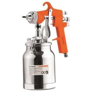 Crown Pistolet Pulvérisateur A Alimentation Par Aspiration H.V.L.P 1000ml 50psi  240-300ml/min