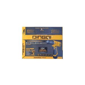 DINGQI Boîte D'Outils Perceuse À Percussion 12 V - Jaune/Noir JU