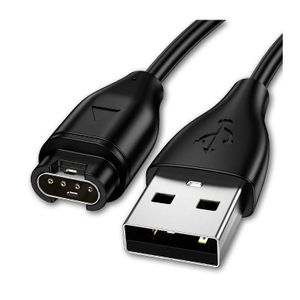 câble de charge et de données USB compatible avec de nombreuses montres connectées Garmin, notamment les séries Fenix 7,6,5