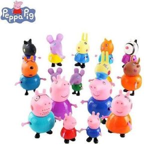 Lot De 15 Figurines Enfants Peppa Pig