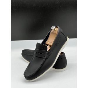 baladeuse homme en cuir-noir