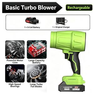 Sèche-linge à batterie lithium haute puissance avec ventilateur turbo pour le dépoussiérage