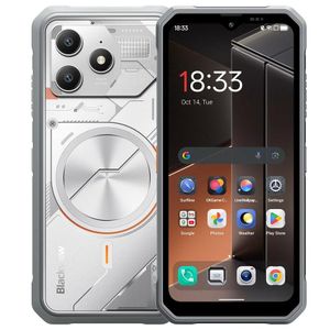 Blackview FORT 100 – Smartphone de niveau militaire 4G - Ecran 6,56" - 6+128 Go, 5000 mAh, Caméra arrière 16MP - Design Mecha