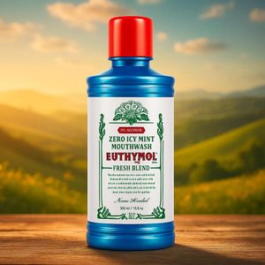 Bain de Bouche Euthymol Zero Menthe Glacée Sans Alcool 500