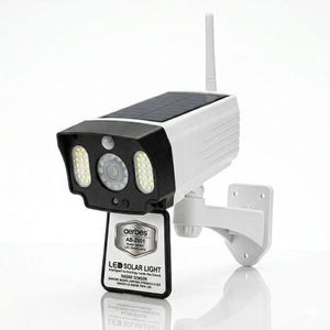 Lampe Solaire LED Aerbes AB-Z001 - Design Caméra de Surveillance - Détecteur de Mouvement Radar - Éclairage Gratuit & FAUSSE CAMERA Dissuasive