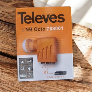 Televes LNB Octo 768001 – Performance professionnelle pour réception satellite