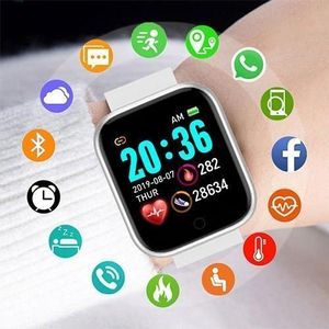 Montres Intelligentes Écran Couleur Mouvement Message Rappel Bracelet Intelligent