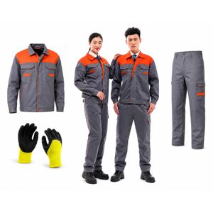  Tenue de Travail Professionnelle 2 Pièces + Gants Offerts